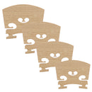 Durable Maple 1/8 Size Violin Bridge Musical Instrument Accessory for Violinst 1.44 inch