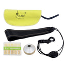 4 Pieces/Set Alto Sax Neck Saxophone Tube Wipes Reed Mute for Saxophone Beginners Gift