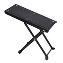 Adjustable Height Guitar Foot Rest Footstool Pedal for Guitar Practice Perform Black 10.15inch