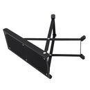 Adjustable Height Guitar Foot Rest Footstool Pedal for Guitar Practice Perform Black 10.15inch