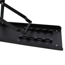 Adjustable Height Guitar Foot Rest Footstool Pedal for Guitar Practice Perform Black 10.15inch