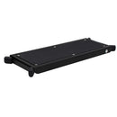 Adjustable Height Guitar Foot Rest Footstool Pedal for Guitar Practice Perform Black 10.15inch