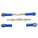 Set of 2 Pieces SLA013 Front Rear Servo Links Linkage Rod for 1/10 RC Car Toys TRAXXAS SLASH 4x4 Accessory Blue