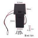 Black 9V Battery Box Case Cover Holder For Guitar Bass Pickup Replacement Accessory