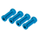 4 PCS Alloy SLA010 Wheel Hex Drive Extension Adapter for TRAXXAS SLASH 4x4 blue