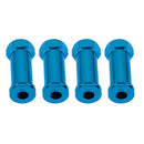 4 PCS Alloy SLA010 Wheel Hex Drive Extension Adapter for TRAXXAS SLASH 4x4 blue
