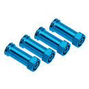 4 PCS Alloy SLA010 Wheel Hex Drive Extension Adapter for TRAXXAS SLASH 4x4 blue
