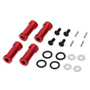 4 pieces Alloy SLA010 Wheel Hex Drive Extension Adapter for TRAXXAS SLASH 4x4 Red