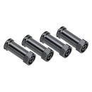 4 pieces Alloy SLA010 Wheel Hex Drive Extension Adapter for TRAXXAS SLASH 4x4 Black