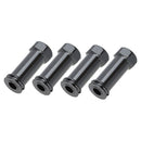 4 pieces Alloy SLA010 Wheel Hex Drive Extension Adapter for TRAXXAS SLASH 4x4 Black