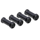 4 pieces Alloy SLA010 Wheel Hex Drive Extension Adapter for TRAXXAS SLASH 4x4 Black