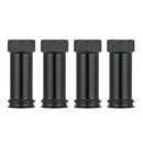 4 pieces Alloy SLA010 Wheel Hex Drive Extension Adapter for TRAXXAS SLASH 4x4 Black