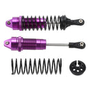 Set of 4 Pieces Aluminum Alloy Front Rear Shock Absorbers Damper for 1:10 RC Car Toys Traxxas Slash 4x4 Upgrade Parts Purple DIY