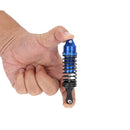 Replacement of 2 Pieces Front Shock Absorbers and 2 Pieces Rear Shock Absorbers Damper Set for RC DIY 1:10 Model Car Toys Blue