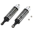 Pair of Aluminum Alloy Rear Shock Absorber Damper 110mm for 1:10 RC Model Car Toys Traxxas Slash 4x4 Accessory DIY Silver