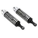 Pair of Aluminum Alloy Rear Shock Absorber Damper 110mm for 1:10 RC Model Car Toys Traxxas Slash 4x4 Accessory DIY Silver
