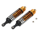 Pair of Aluminum Alloy Rear Shock Absorber Damper 110mm for 1:10 RC Model Car Toys Traxxas Slash 4x4 Accessory DIY Gold
