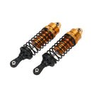 Pair of Aluminum Alloy Front Shock Absorbers Damper 100mm for 1:10 RC Crawler Car Toys Traxxas Slash 4x4 Accessory DIY Gold