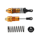 Pair of Aluminum Alloy Front Shock Absorbers Damper 100mm for 1:10 RC Crawler Car Toys Traxxas Slash 4x4 Accessory DIY Gold