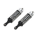 Pair of Aluminum Alloy Front Shock Absorbers Damper 100mm for 1:10 RC Crawler Car Toys Traxxas Slash 4x4 Accessory DIY Silver
