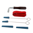 Professional Piano Tuning Hammer Wrench Lever Mute Temperament Strip Kit Hand Tools Pack of 6