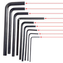 Metal Hex L Key Set Hexagon Wrenches Short Arm Keys Hand Tool for Bass Guitar Accessories