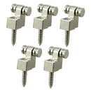 5 Pieces Iron Mini Guitar Roller String Trees Retainer Chrome for Electric Guitar Parts Musical Instruments Accessory