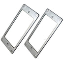2 Pieces Metal Electric Guitar Pickup Humbucker Flat Base Mounting Inside Frame 2x2mm Musical Instrument Accessories