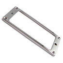 2 Pieces Silver Metal Electric Guitar Pickup Humbucker Flat Base Mounting Ring Inside Frame 4x4mm Musical Instrument Accessory