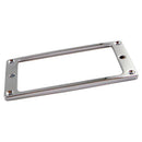 2 Pieces Silver Metal Electric Guitar Pickup Humbucker Flat Base Mounting Ring Inside Frame 4x4mm Musical Instrument Accessory