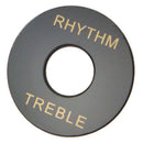 Black Guitar Toggle Switch Rhythm Treble Ring for Les Paul Guitar Instrument Accs Pack of 5