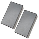 Set of 2 Pieces Black Plastic Sealed Closed Double Coil Electric Guitar Pickup Covers for Musical Instrument Accessory