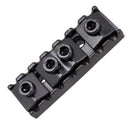 Black Zinc Alloy String Locking Nut Set Tools with 1 Wrench 2 Screws for 7 String Electric Guitar Musical Instrument Accessory