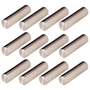 Set of 12 Pieces Silver 18mm Humbucker Pickup Polepiece Bobbin Pole Slugs Fingerprint Surface for Electric Guitar Bass Parts