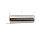 Set of 12 Pieces Silver 18mm Humbucker Pickup Polepiece Bobbin Pole Slugs Fingerprint Surface for Electric Guitar Bass Parts