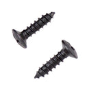 Durable 50 Pieces Replacement Pickguard Mounting Screws Set for Electric Guitar Bass Parts Black 0.47inch