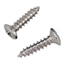 Durable 50 Pieces Pickguard Mounting Screws for Electric Guitar Bass Accessory Parts Silver