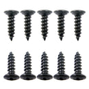 Set of 50 Pieces Pickguard Mounting Screws for Electric Guitar, Bass Accessory Black 0.47inch