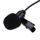 Tie Clip-on Mic Microphone for Violin Guitar Sax Musical Instrument Accessory Black