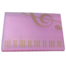 1 Piece of A4 Music Sheet Folder Paper Documents Folder Wallet Filing Organizer Office School Supplies Pink