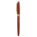Natural Rosewood Fountain Pen Elegant Fine Nib Gift for Christmas Wedding Meeting Ceremony 5.74inch