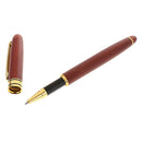 2 in 1 Red Bamboo Fountain Pen Ball Point Pen Rotatable Box Family Party Office Graduation Gifts