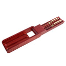 2 in 1 Red Bamboo Fountain Pen Ball Point Pen Rotatable Box Family Party Office Graduation Gifts