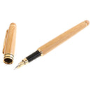 Natural Bamboo Fountain Pen Fine Nib Rotatable Storage Box Graduation Ceremony Gifts Office