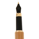 Natural Bamboo Fountain Pen Fine Nib Rotatable Storage Box Graduation Ceremony Gifts Office