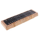16 Sound Cards Clapper Wooden Rectangle for Kids Kingergarten Music Learning