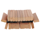 16 Sound Cards Clapper Wooden Rectangle for Kids Kingergarten Music Learning