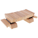 16 Sound Cards Clapper Wooden Rectangle for Kids Kingergarten Music Learning
