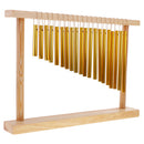 Durable 20 Tones Single-row Wind Chime Bar Bells for Chapel House Decoration Ornament