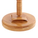 11 Hooks Wooden Calligraphy Brush Holder Round Sumi Brush Pen Hanger Stand Decoration